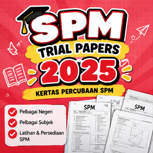 SPM Trial Papers 2025, red cover